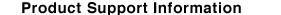 product support information
