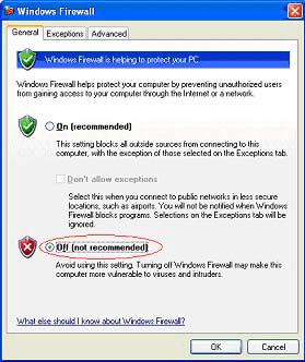 Firewall configuration